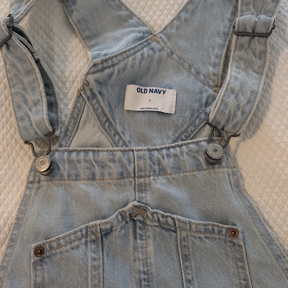 Old Navy Light Blue Denim Overalls